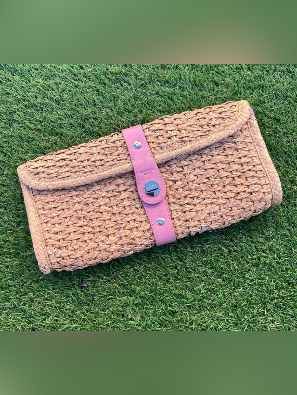 Rare Collectable 2005 Kate Spade Raffia Clutch